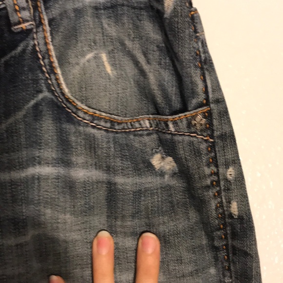 Used Men’s size 36R Manchester aged Jeans - Picture 5 of 8